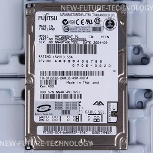 tested FUJITSU 60 GB 2.5" 4200 RPM IDE MHT2060AT Hard Disk Drive HDD Laptop 2 MB - Afbeelding 1 van 2