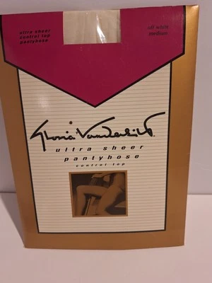 Pantimedias Gloria Vanderbilt Ultra Sheer Control Top Off White Medianas Foto 1 de 2