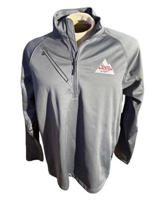 Coors Light OGIO Endurance 1/4 Zip Pullover Men’s L Gray Softshell Fleece Jacket - Picture 1 of 5