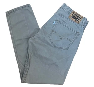 Pantalones Levis 508 Para Hombres Caqui Beige Regular Pierna Cónica Ajuste Todos Algodón 33 x 30 - Imagen 1 de 8