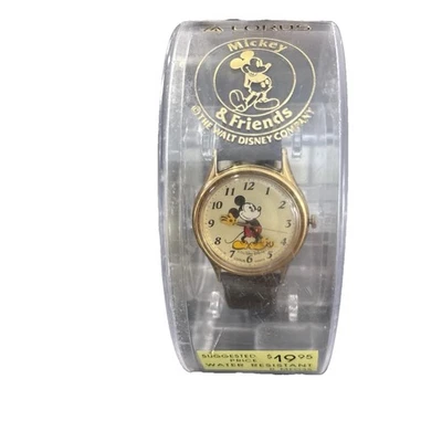 Reloj de Cuarzo Vintage Walt Disney Mickey Mouse Lorus V515-6110 D Japón Nuevo de Lote Antiguo Foto 1 de 4