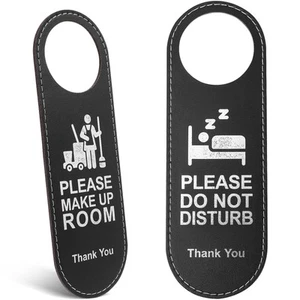 Office Door Sign Door Signs Do Not Disturb Please Make Up Room Sign Double- S... - Picture 1 of 9