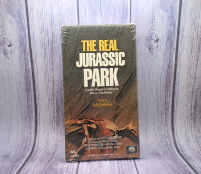RARE The Real Jurassic Park VHS Tape NEW SEALED 1995 MCA Dinosaurs Jeff Goldblum - Image 1 of 4