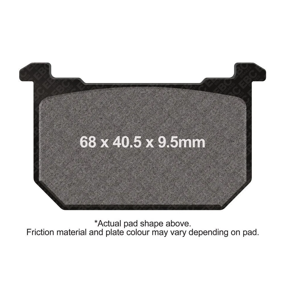 Полупрозрачные передние правые тормозные колодки EBC V Pad для Kawasaki Z 1000 LTD 1981-1983 - Изображение 1 из 1