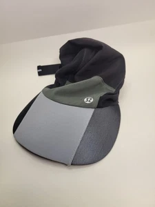 Lululemon Lightweight Running Hat Gray Black OS Adjustable Strap Reflective - Picture 1 of 4