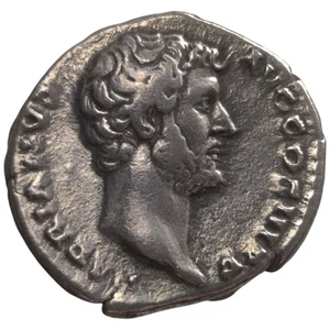 134-38 AD Hadrian AR Denarius Roma Ancient Roman Empire Silver Coin Rome 7J - Picture 1 of 2