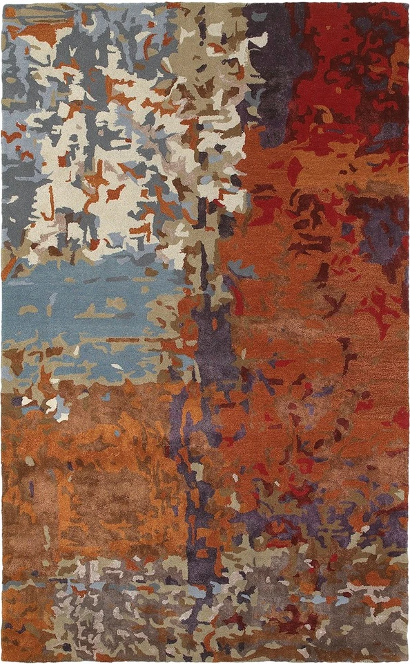 Multi-Color Patchwork Faded Distressed Abstract Runner 21904 - Aprx 2' 6" x 8' - Image 1 of 1