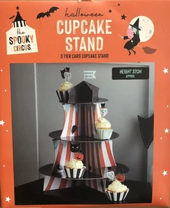 The Spooky Circus - Halloween Party - Cupcake Ständer - 3-stufig - 37 cm - BRANDNEU - Bild 1 von 1