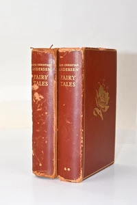 Hans Christian Andersen Fairy Tales 2 Volume Set Flensted Denmark Illustrated - Picture 1 of 7