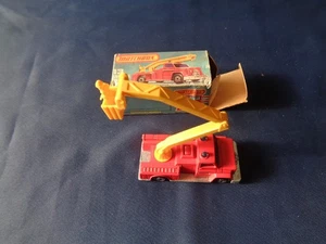 MATCHBOX COLLECT ALL 75 MODELS  SUPERFAST LESNEY SNORKEL FIRE ENGINE NUMERO 13 - Imagen 1 de 7