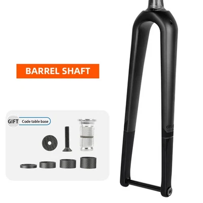 700C Carbon Road Bike Fork Quick Release/Through Axle Gravel Bicycle Hard Fork - Image 1 of 4