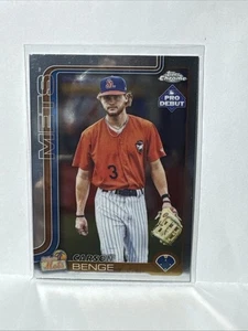 Carson Benge 2025 Topps Pro Debutto Base Cromata St. Lucie Mets #PDC-55 - Foto 1 di 10