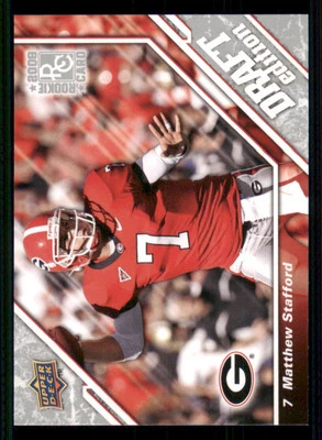 2009 Upper Deck Draft Edition #3 Matthew Stafford RC - Image 1 of 2