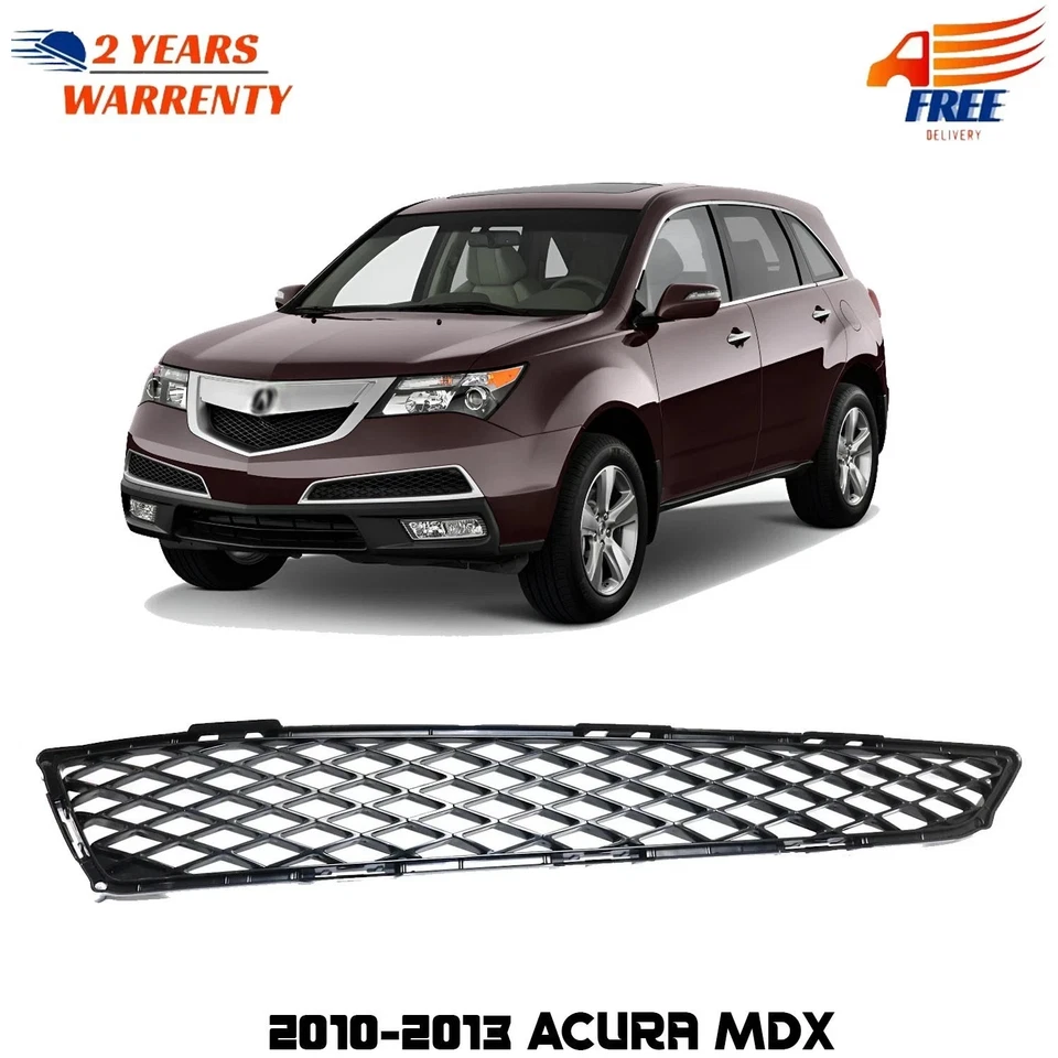 Grades de barra frontal para parachoque dianteiro Acura MDX 2010-2013 - Imagem 1 de 4