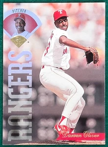 Darren Oliver - 1995 Leaf #185 - Texas Rangers Baseballkarte - Bild 1 von 3