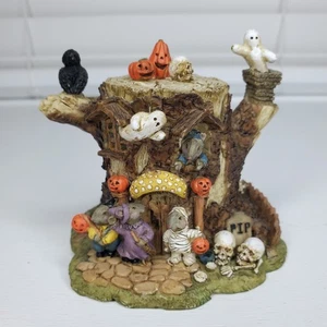 Halloween Mouse Village Resin Mice Pumpkins Skeleton Bats Spiders Ghosts Spooky - Picture 1 of 21