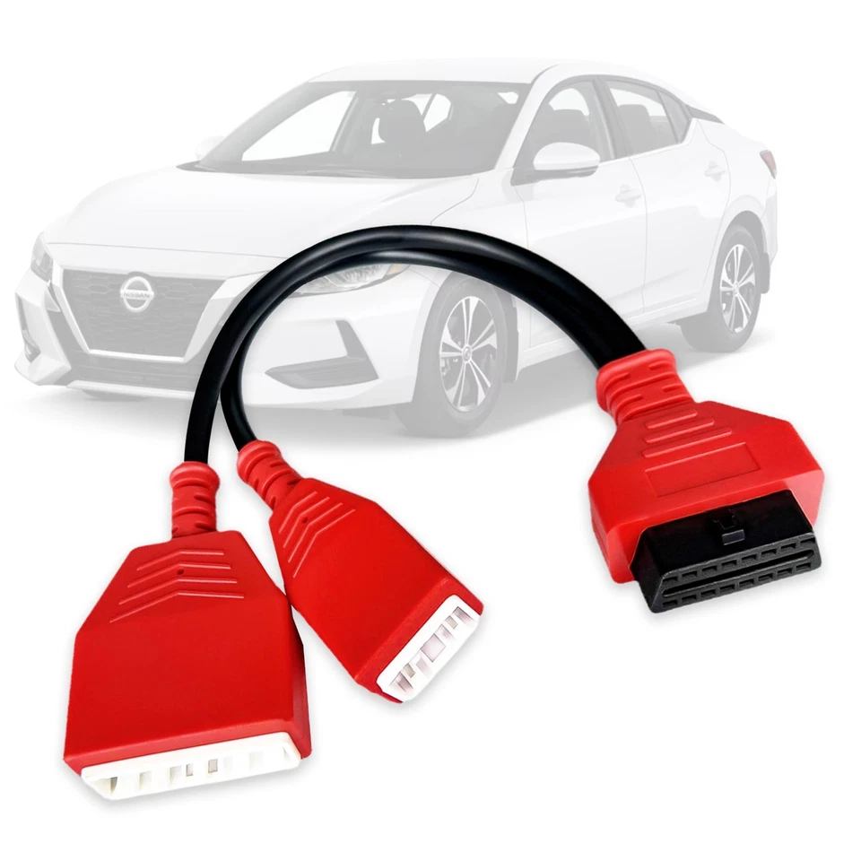 Adaptador de cable de derivación 16+32 pines OBD2 para Nissan Sylphy (B18), X431 MX808, escáneres Foto 1 de 4