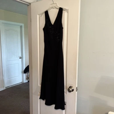 Amanda Smith Black Fit and Flare Cocktail Dress. Size 10 - Imagem 1 de 4