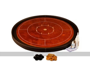 Tablero de Torneo Masters Crokinole - Cereza y Chocolate - Imagen 1 de 1