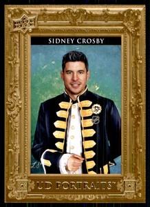 2023-24 Upper Deck Series 1 UD Portraits Sidney Crosby Pittsburgh Penguins #P-18