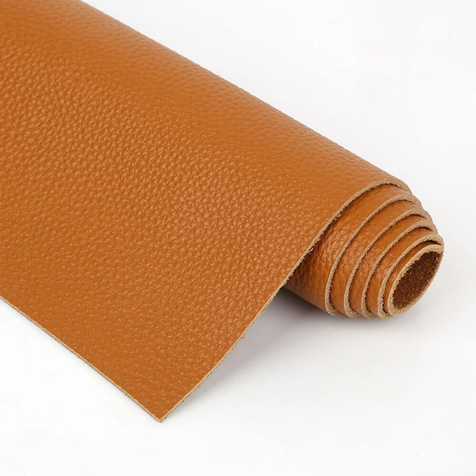 20x30cm Genuine Leather Fabric Sheet Premium Cowhide Scraps Upholstery DIY Craft - Image 1 of 4