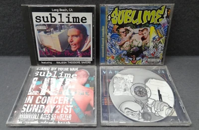 LOT Sublime 90s CD Robbin the Hood Second-Hand Smoke Stand By Your Van Live - Image 1 of 4