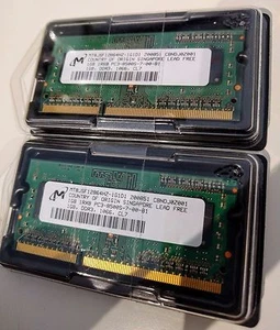 Apple Macbook RAM | 2 X 1GB | SODIMM | PC3-8500S | DDR3-1066 - Bild 1 von 1
