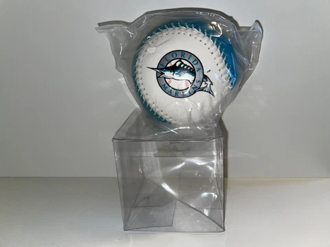 Vintage Limited Edition Florida Marlins Fotoball Baseball Collectible Ball MLB Cover