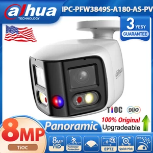 ✅US Stock Dahua 4K Panoramic Two-way talk ColorVu Camera IPC-PFW3849S-A180-AS-PV - Picture 1 of 21