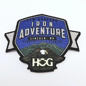 Harley Owners Group 2017 Iron Adventure New England Hog Embroidered Patch  - Picture 1 of 8