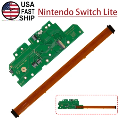 New Left Side Motherboard + Flex Cable Button Board Key For Nintendo Switch Lite - Image 1 of 4