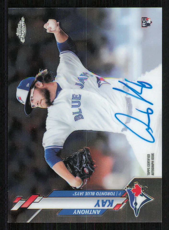 2020 Topps Chrome Rookie AUTO #RAAK Anthony Kay - Image 1 of 2