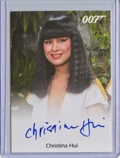 2017 James Bond Archives Final Edition CHRISTINA HUI Full Bleed Autograph