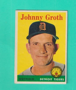 1958 Topps # 262 Johnny Groth Detroit Tigers Sehr guter Zustand - Bild 1 von 2