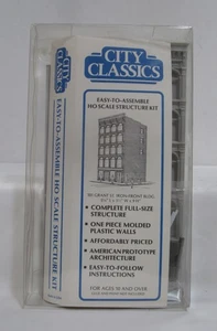 HO City Classics Kit #101: "GRANT ST. IRON-FRONT BUILDING"  NIP - Picture 1 of 2