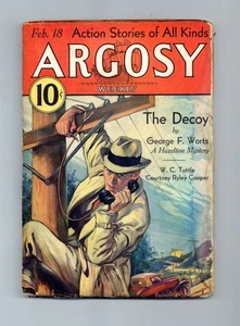 Argosy Part 4: Argosy Weekly Feb 18 1933 Vol. 236 #3 GD- 1.8 - Picture 1 of 3