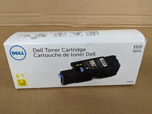 Dell 3581G E525 Series Yellow Toner Cartridge High Yield 1400 Page OEM - Picture 1 of 5