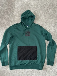 Men's Adidas Patch Fleece Hoodie Size XL, With Front Zipper Pocket - Picture 1 of 8