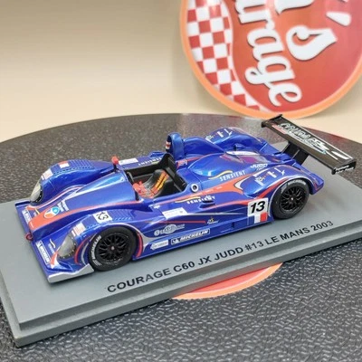 SPARK 1/43 Courage C60 JX Judd No13 Le Mans 2003 синяя смола - Изображение 1 из 4