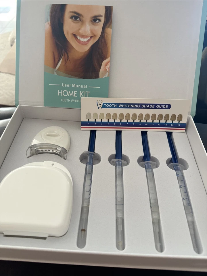 Novo kit de clareamento dental sorriso luz branca e pacote de refil lacrado - Imagem 1 de 4
