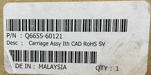 HP - Cariage assy Ith CAD RoHS Sv - Q6655-60121 - Afbeelding 1 van 1