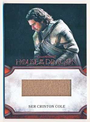 Rittenhouse House of the Dragon Season 1 Set Criston Cole Relic Cards #RC45 - Image 1 of 2