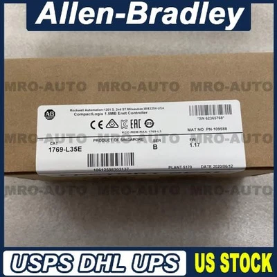 New Factory Sealed 1769-L35E SER B CompactLogix 1.5 MB ENet Controller 1769L35E - Image 1 of 2