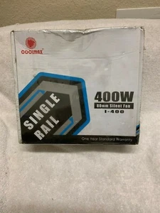 Coolmax I-400 400W 80mm Silent Fan ATX Single Rail Power Supply - Picture 1 of 1