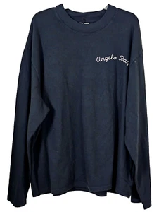 CHAMPIONS X ANGELO BAQUE MOCK TURTLE NECK LONG SLEEVES BLACK TEE SIZE XL - Picture 1 of 9