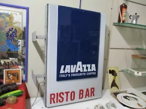 Insegna luminosa Caffè Lavazza old sign coffee bar Italy - Foto 1 di 3