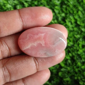 Cabujón de rodocrosita ovalado natural piedra preciosa hecha a mano 55,10 quilates 36X23X5,5 mm - Imagen 1 de 6