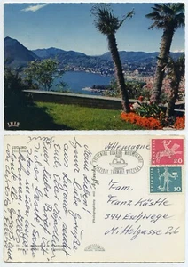 56398 - Lugano - Ansichtskarte, gelaufen 1964 - Bild 1 von 2