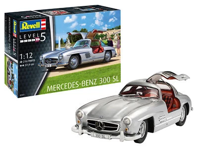 Mercedes-benz 300 SL 1:12 Plastic Model Kit 07657 REVELL - Immagine 1 di 4