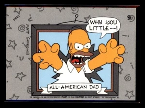 WHY YOU LITTLE Homer Simpson 1990 Topps The Simpsons Sticker #9 C2 - Picture 1 of 2